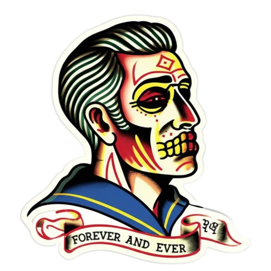Old School 03/19/22 Forever and Ever Tattoo Design