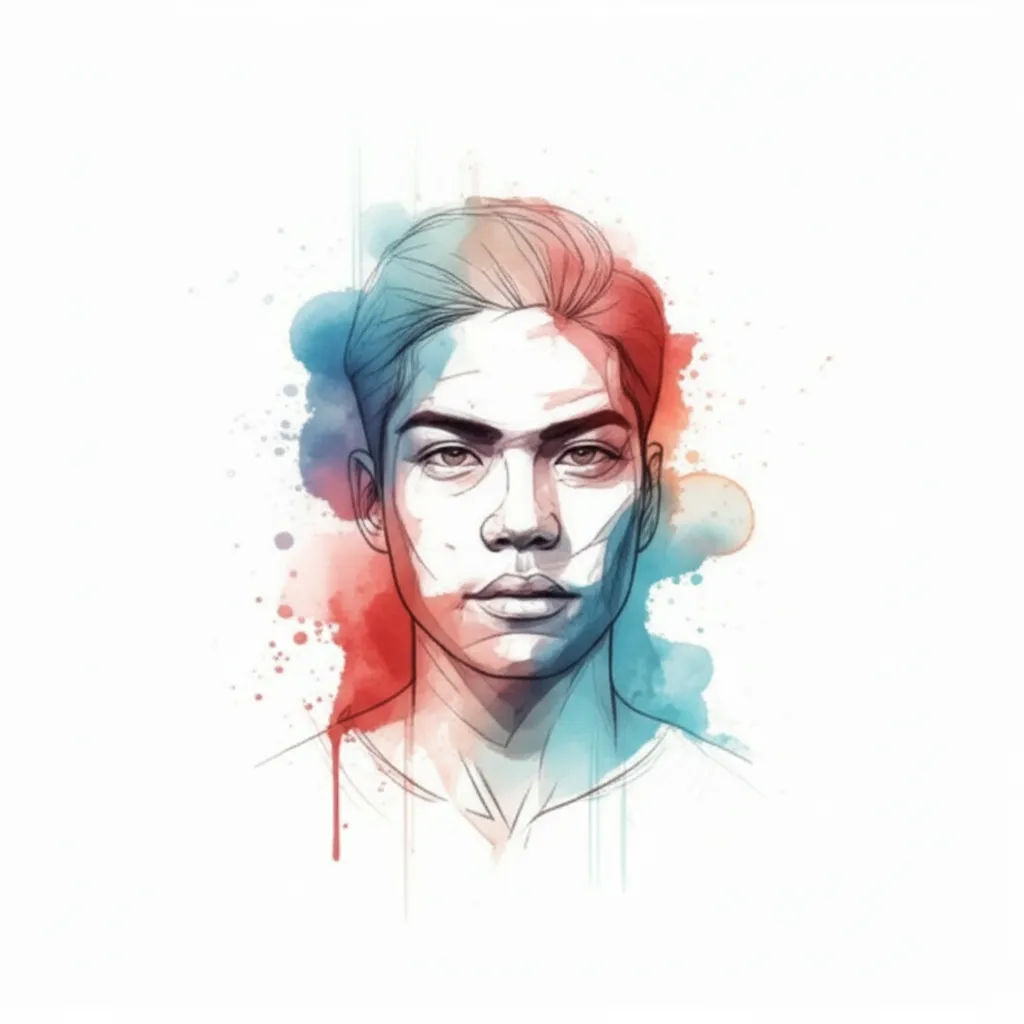 Watercolor Filipino Portrait Tattoo Idea Watercolor Filipino Portrait Tattoo Idea