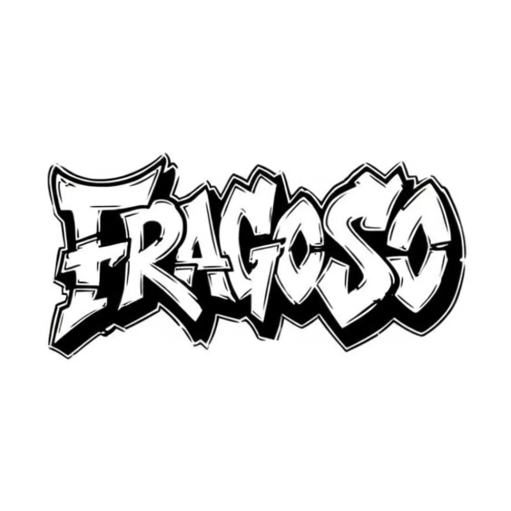Fragoso Graffiti Tattoo: Last Name in Old English Style Fragoso Graffiti Tattoo: Last Name in Old English Style