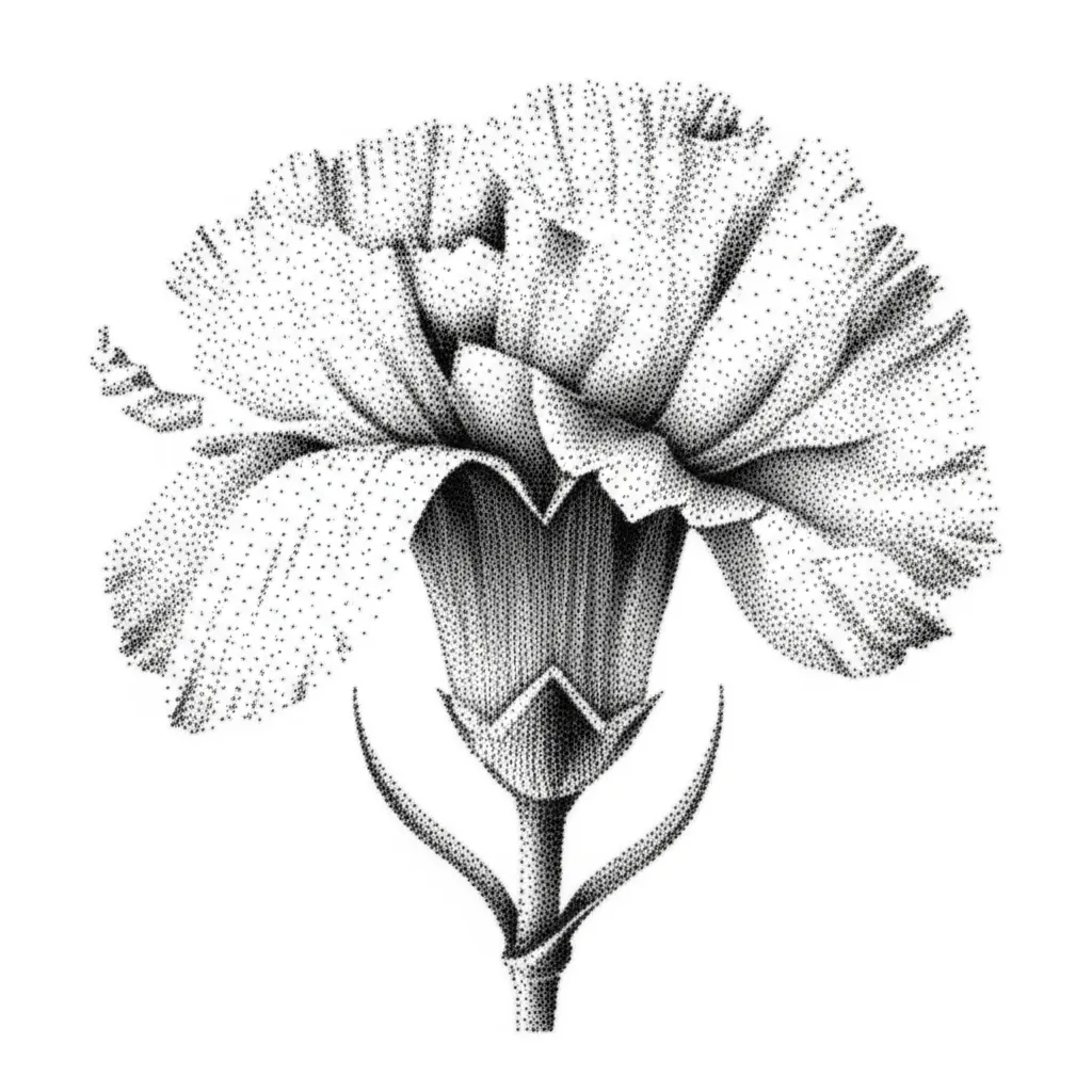 Black and White Dotwork Floral Full Sleeve Tattoo with Bees, Moths, and Butterflies